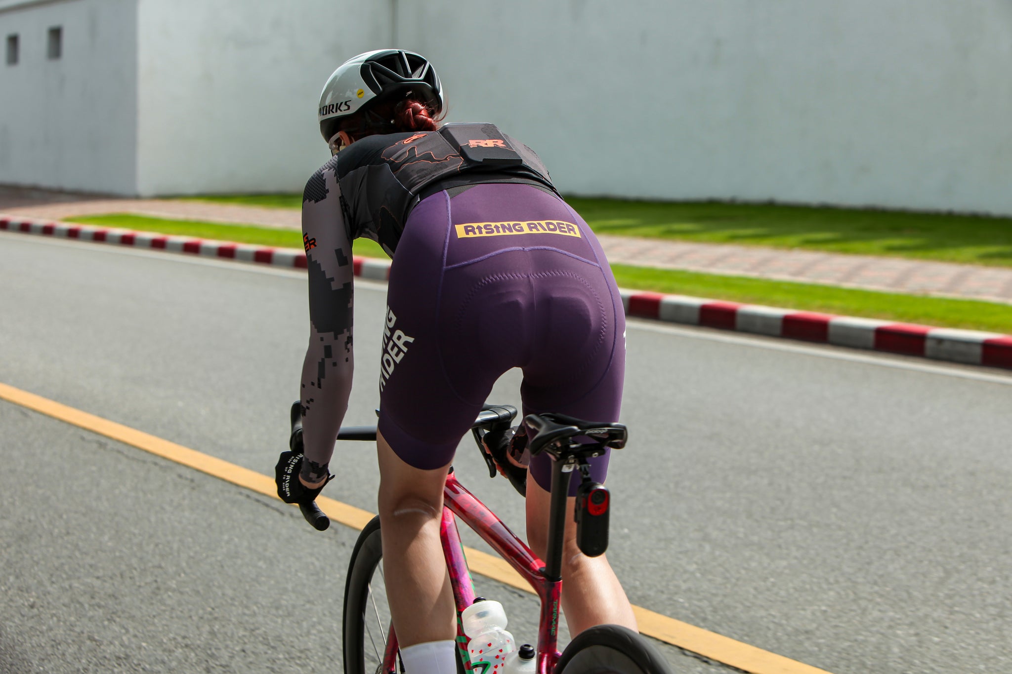 Women's Velocity Pro Bib Shorts (Grape Purple - 3 Colours)