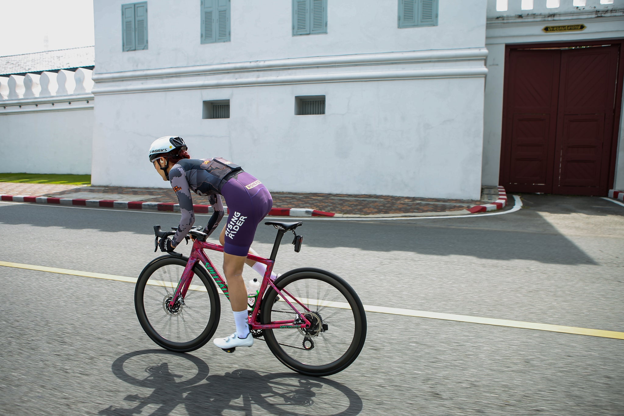 Women's Velocity Pro Bib Shorts (Grape Purple - 3 Colours)